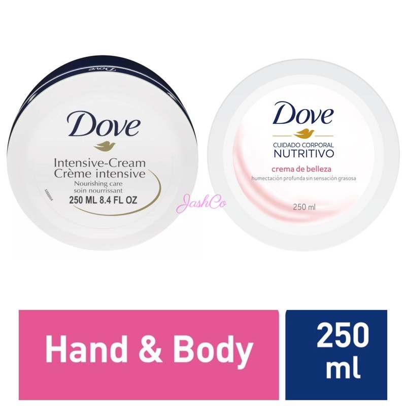 dove intensive cream 250ml