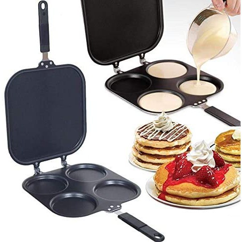 home and livingXQTPH 4 IN 1 PERFECT PANCAKE MAKER/4 Hole Omelet pan-Z421storage  | Shopee Philippines