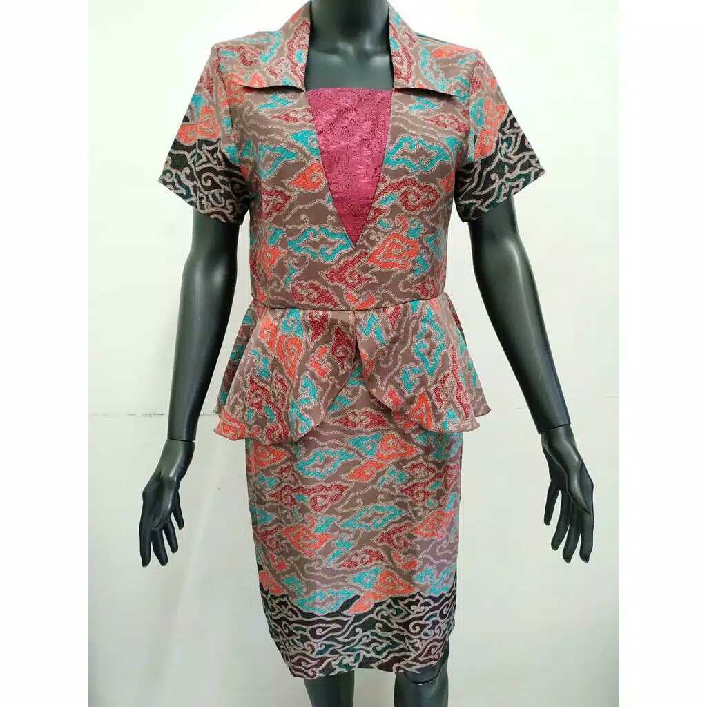 Batik Women Dress Batik Naradha Ramayana Ciplaz Ciledug | Shopee ...