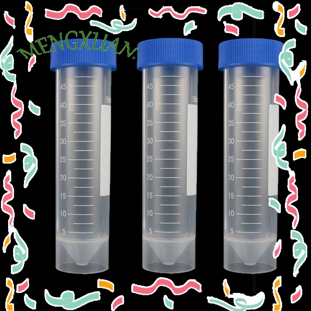 MENGXUAN Centrifuge Tubes Seal 10pcs With Scale Flat Bottom Chemistry