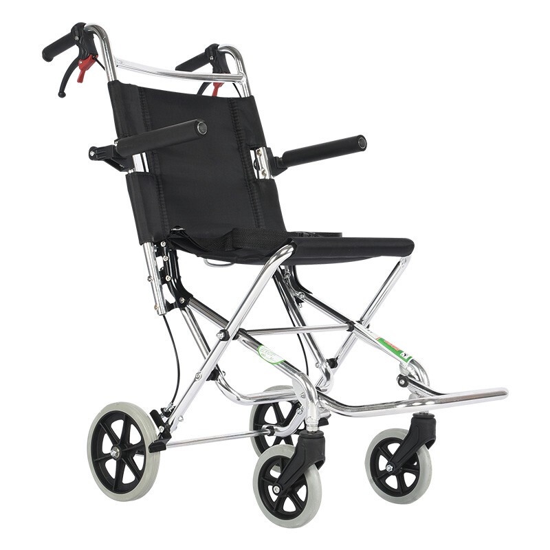 wheelchair Aluminum Alloy Aircraft Wheelchair Folding Elderly Children