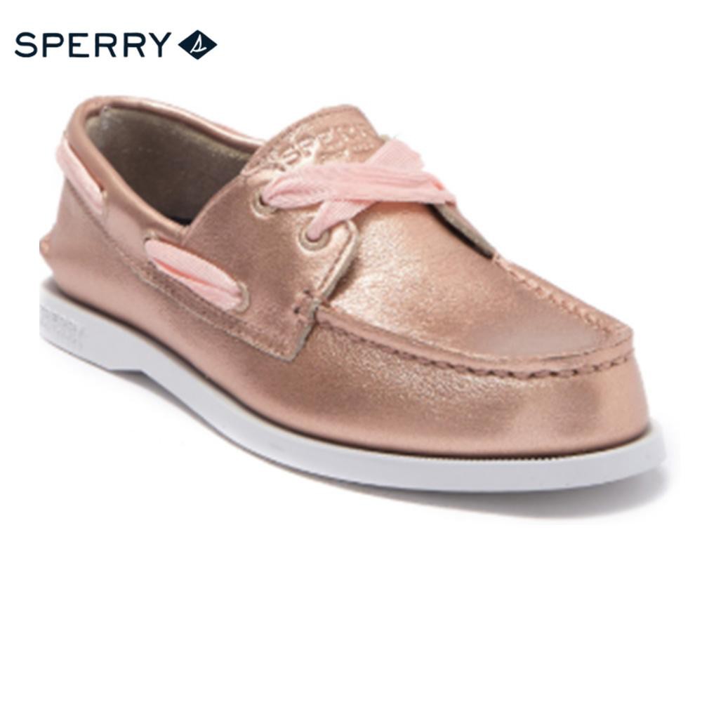 Sperry Kids Authentic Original 2Eye Metallic Boat Shoes