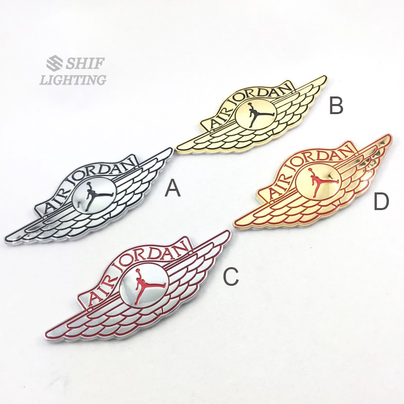 1 x metal air jordan logo auto body emblem badge sticker shopee philippines 1 x metal air jordan logo auto body emblem badge sticker