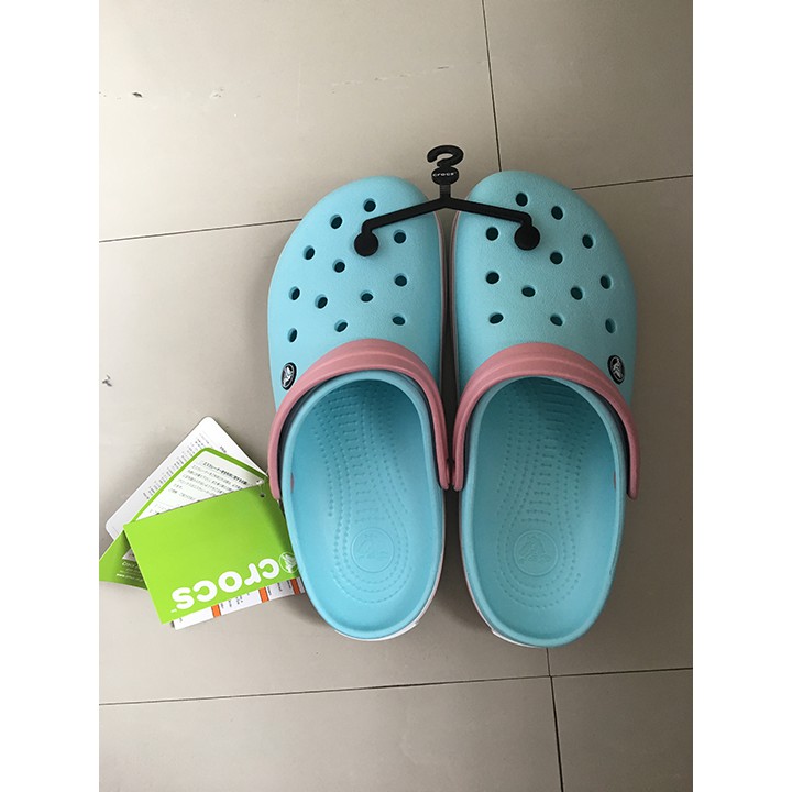 ice blue crocs size 8