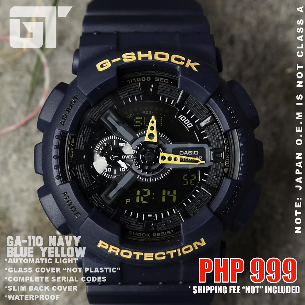 navy g shock watch