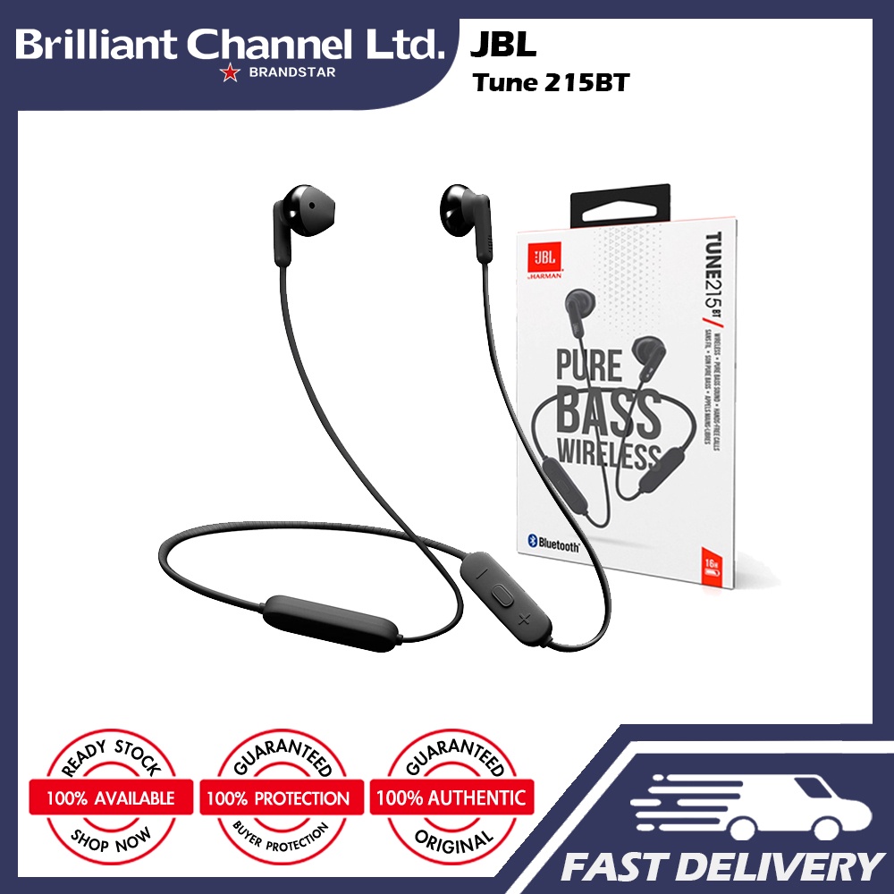 JBL Tune 215 BT Bluetooth Wireless in-Ear Headphones T215BT T215 ...