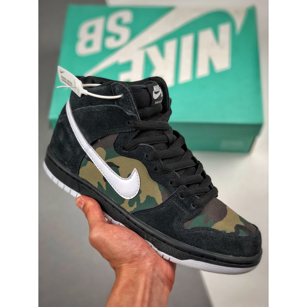 nike sb dunk high camo