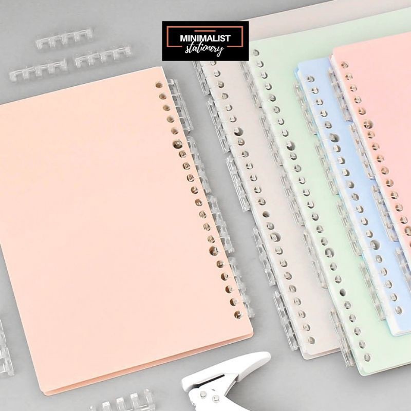 Minimalist Loose Leaf Binder Diy Notebook A5 B5 Binders And Covers Sold Separately Muji Design Ee Philippines - Diy Binders
