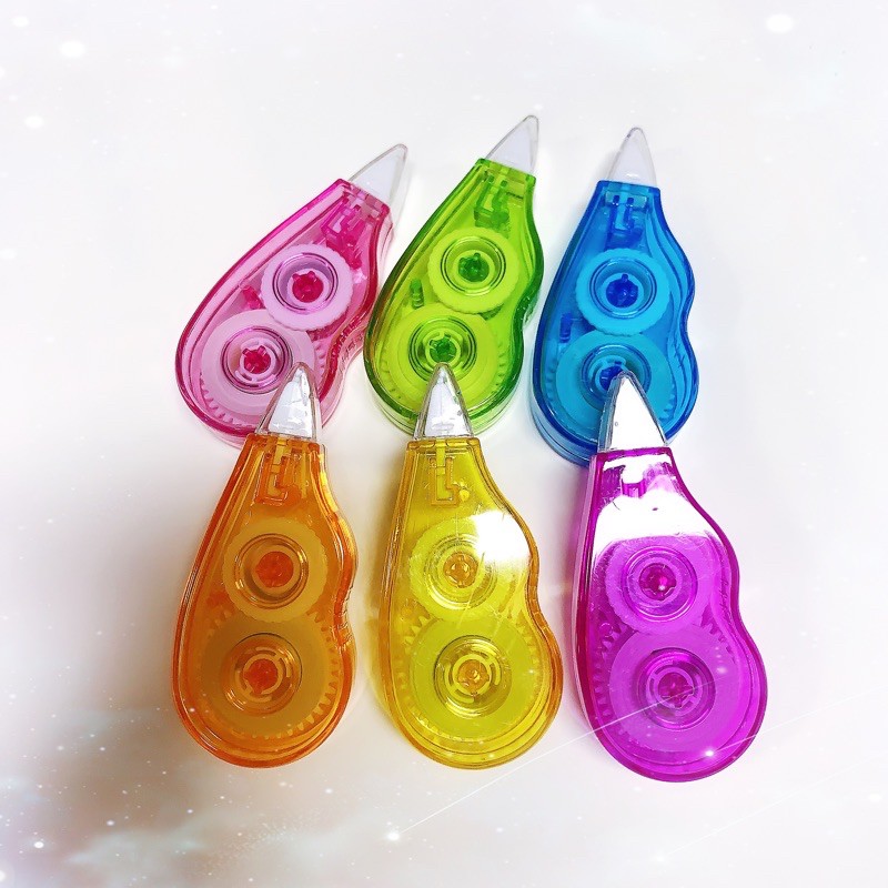 Joy Correction Tape Set 6pcs School Office Supplies Multi Color