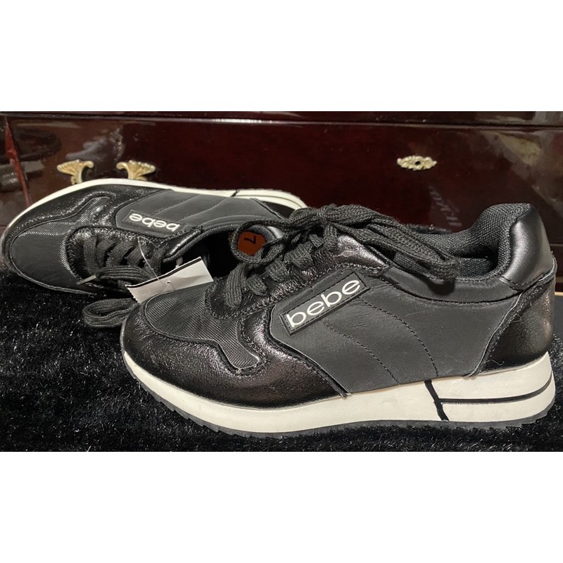 Bebe Shoes Sneakers Black Women Ladies Size 7 Cash On Delivery Cod Original New Shopee Philippines
