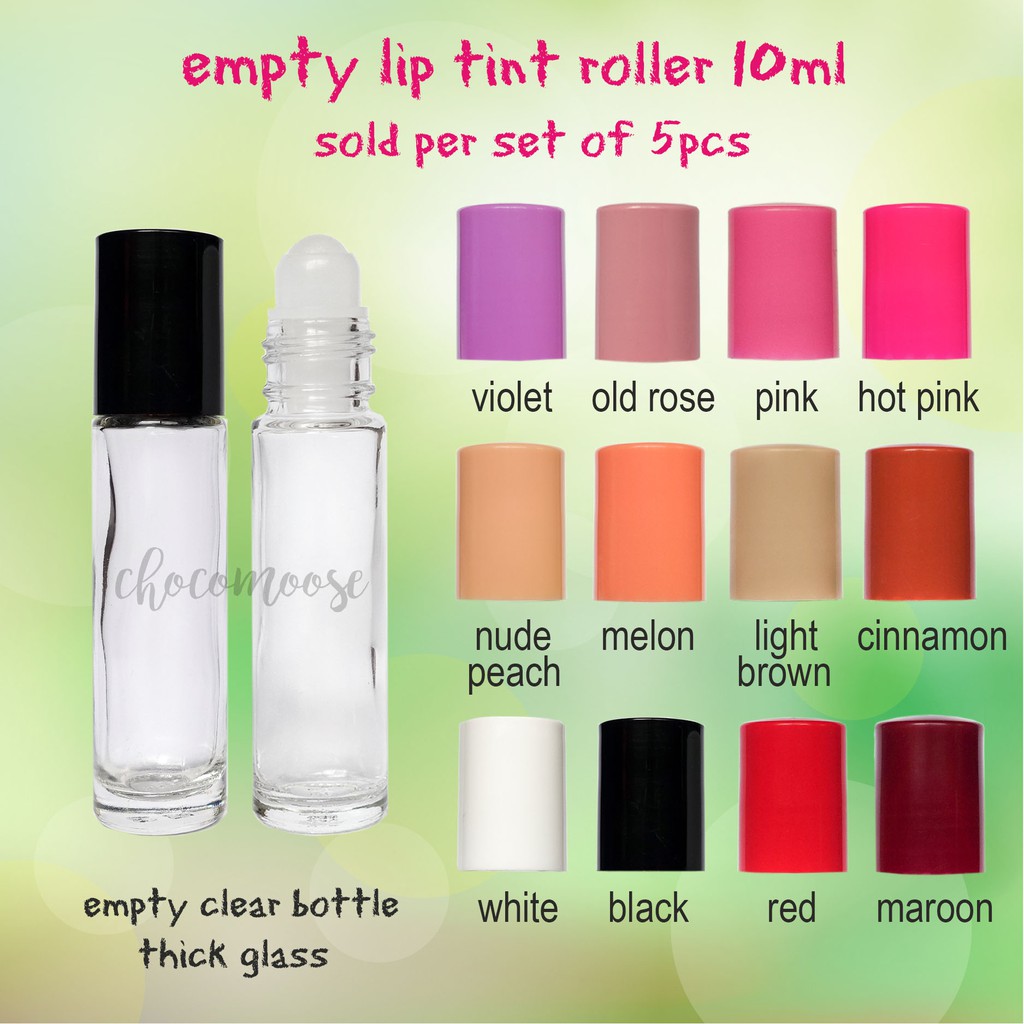 Download 10ml Roller Glass Bottle for Lip Tint Long Neck Roll On | Shopee Philippines