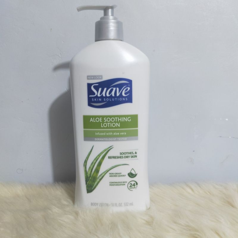 suave aloe vera lotion