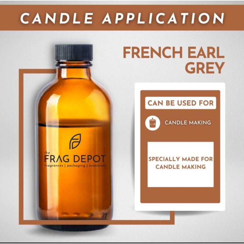 French Earl Grey Candle Application Fragrance Oil 500ml 1 Liter For 