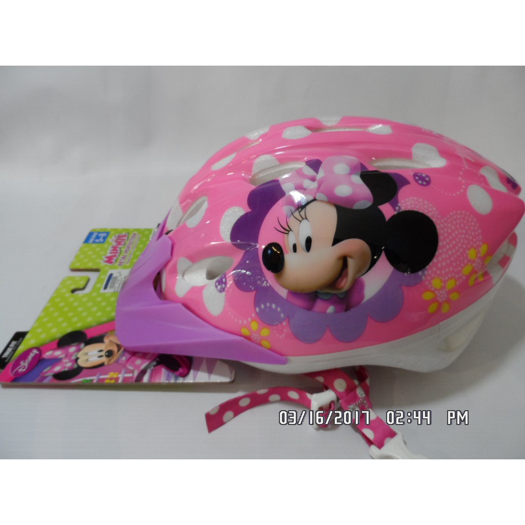 minnie mouse bicycle helmet