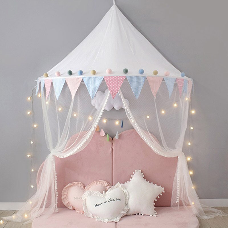 pink princess cot