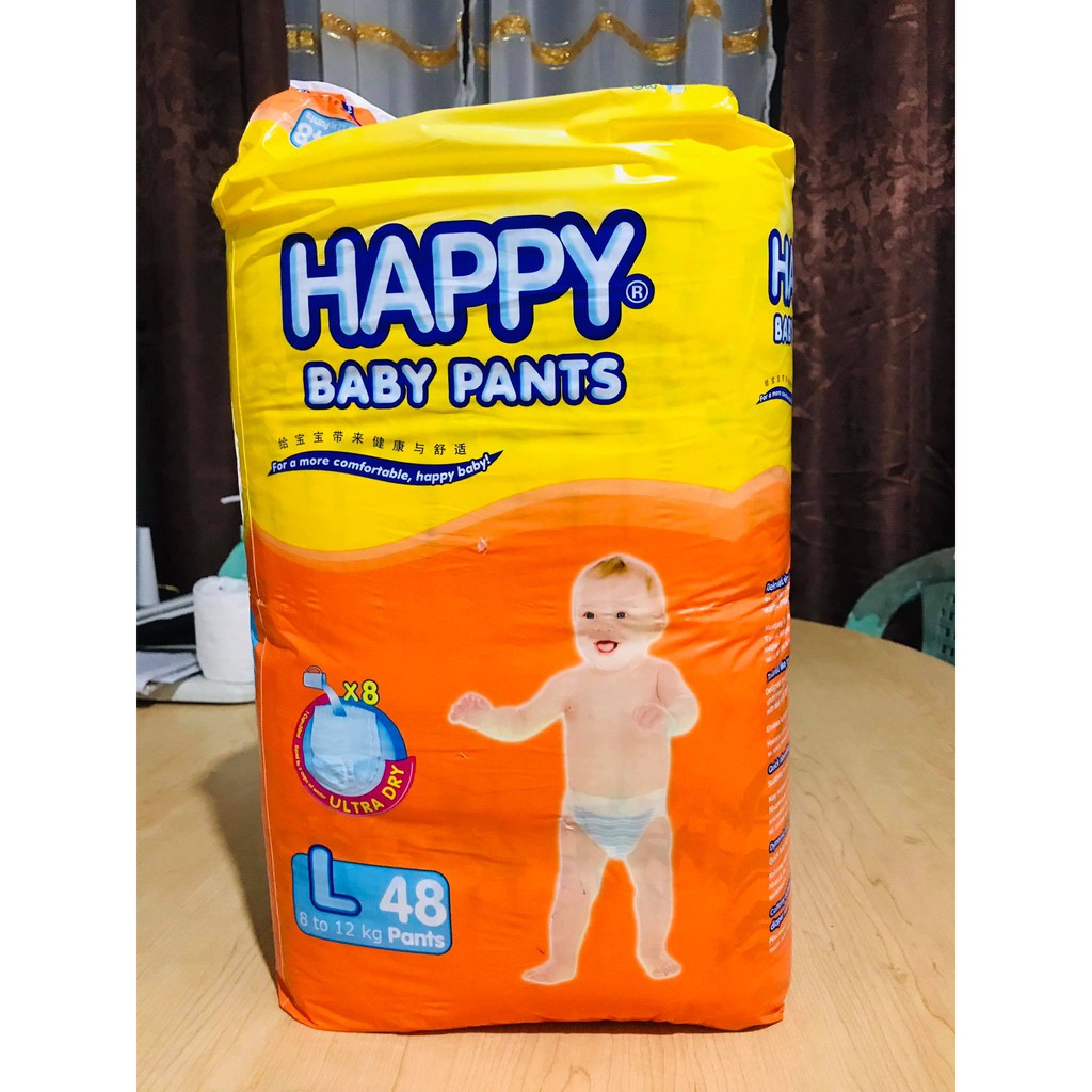 Happy Pants Diaper LARGE 48 | ubicaciondepersonas.cdmx.gob.mx