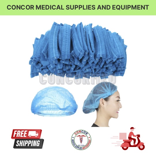 Disposable Head Cap/OR (NONWOVEN) Surrmed Shopee