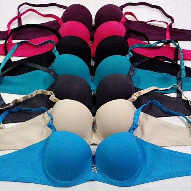 assorted strapless Triumph bra push up with wire onhand 32,34,36,38