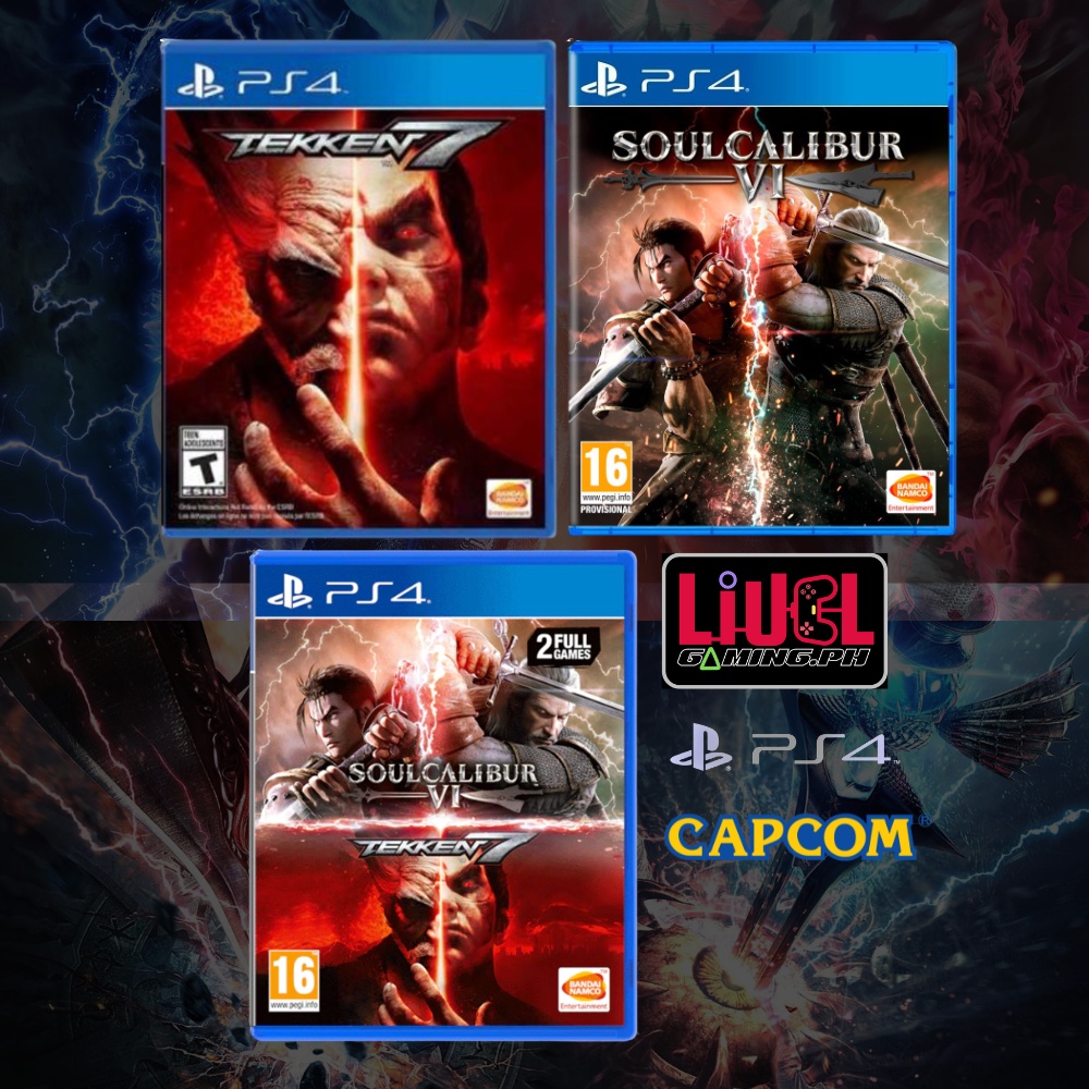 Tekken 7 | Soul Calibur VI 6 | Two Full Games PlayStation 4 PS4 Games Used (Good | Shopee Philippines