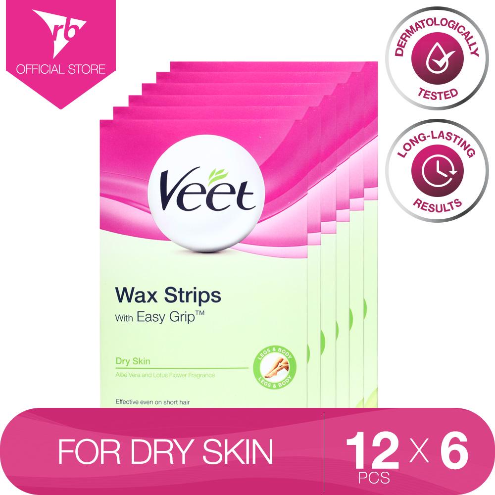 Veet Cold Wax Strips for Legs 12's (Dry Skin) Set of 6 Shopee Philippines