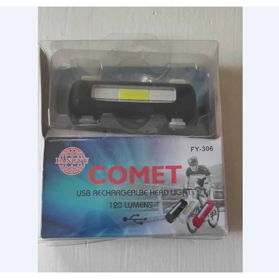 comet usb rechargeable headlight