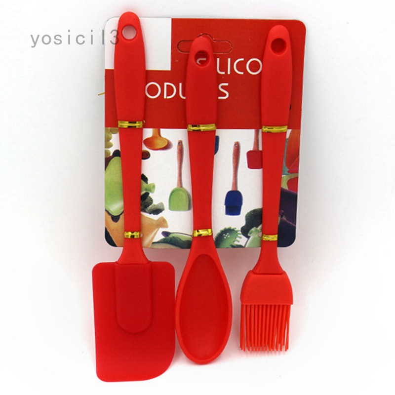 silicone spatula spoon set