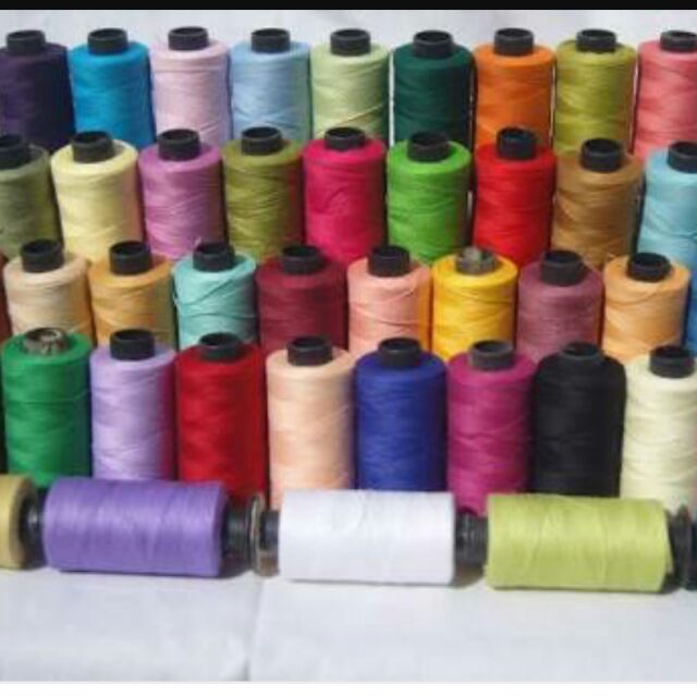 Cotton thread per cone 5000 meter all colors spun polyester Shopee