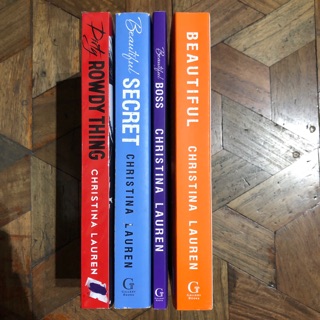 Christina Lauren Bundle Set Beautiful Beautiful Bastard Beautiful Secret Dirty Rowdy Thing Romance - 