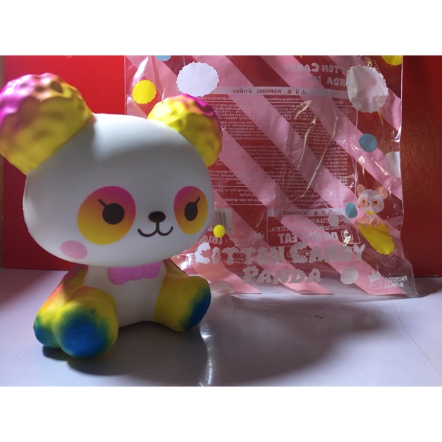 cotton candy panda squishy