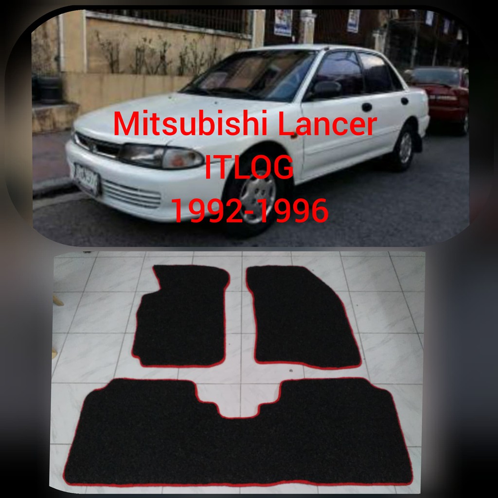 Mitsubishi Lancer Nomad Rubber Car Mat With Piping 1992 1996