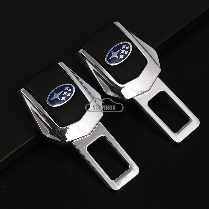 2pcs Car Safety Seat Belt Buckle Clip Plug Strap Clasp Hook Muffler ...