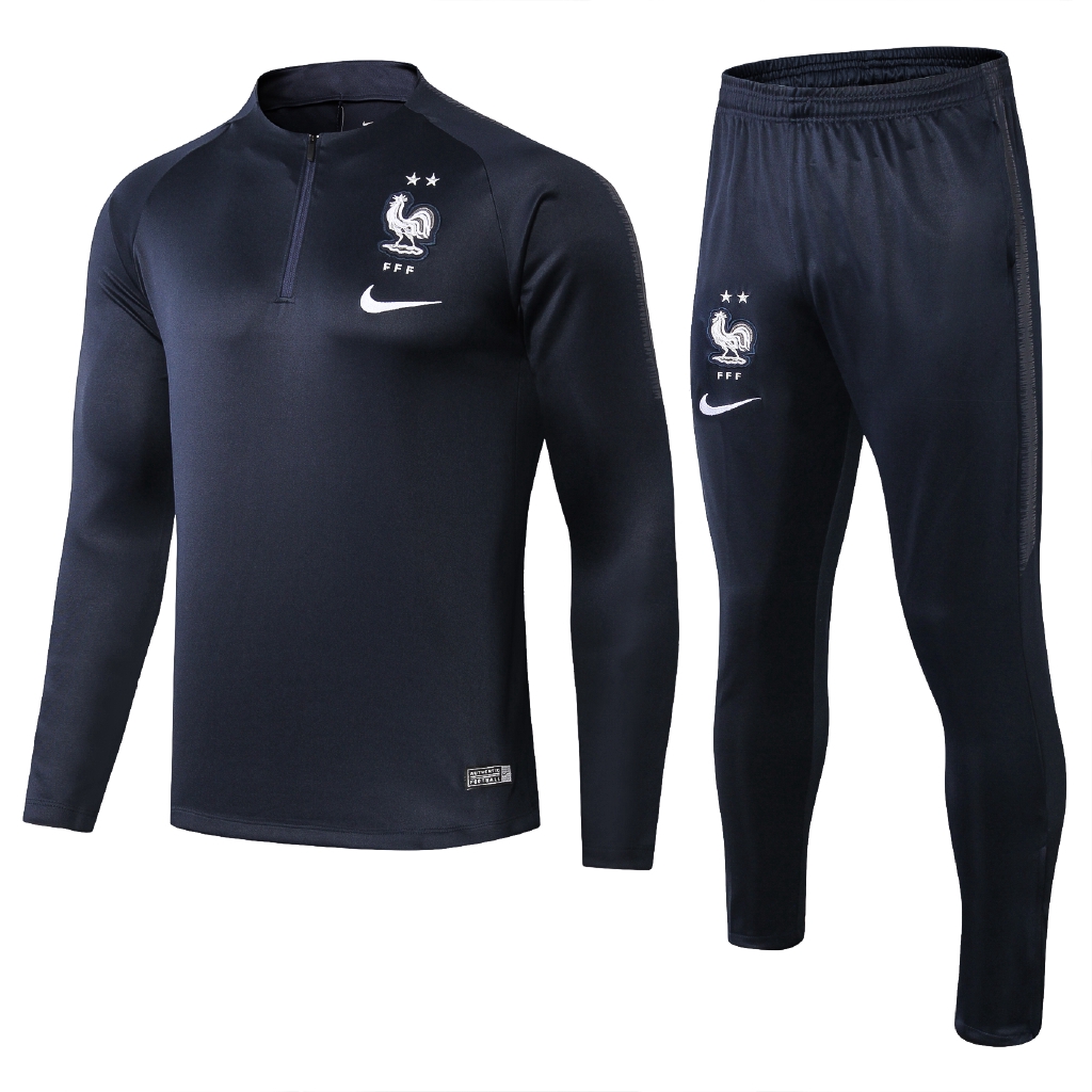 football team long sleeve navy blue 