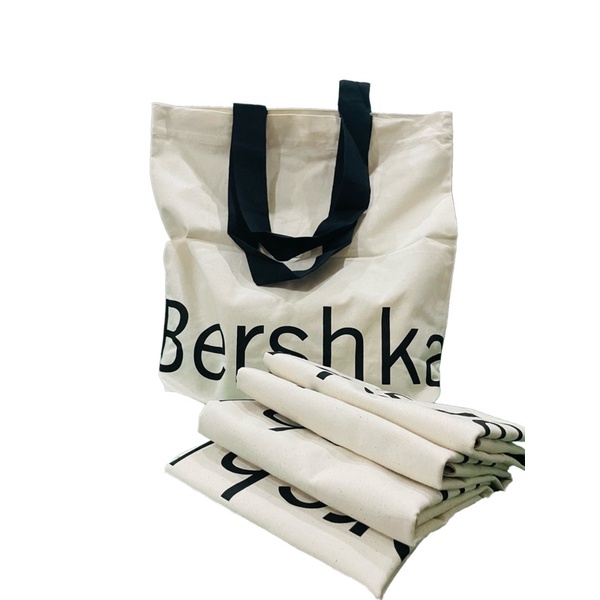 Bershka Authentic Tote Bags Off White Original Shopee Philippines