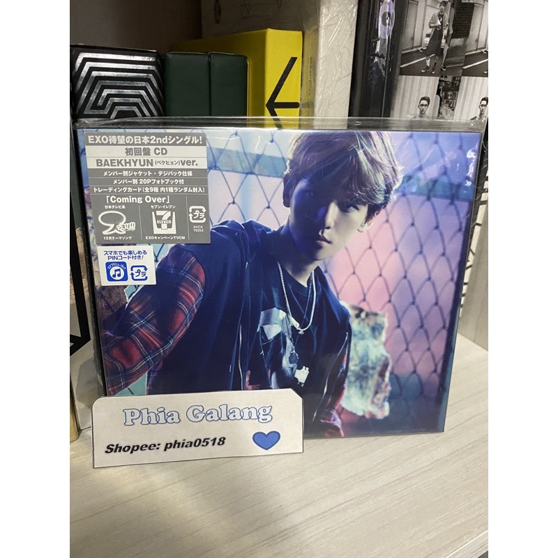 Exo Coming Over Japanese Album Baekhyun Version With Xiumin Photocard Shopee Philippines