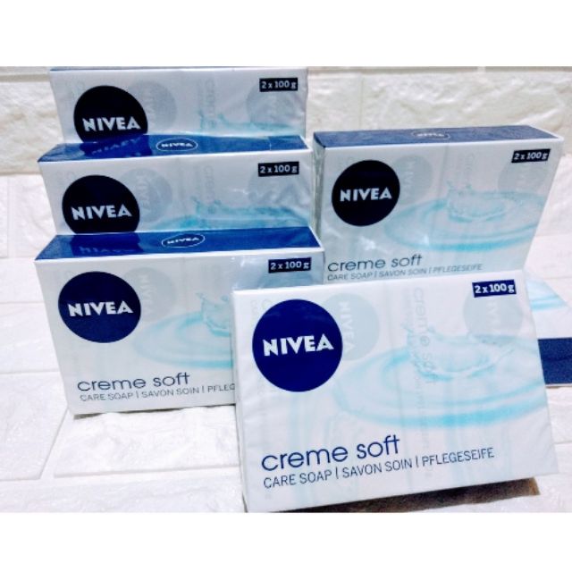 Nivea Creme Soft Soap Bar - 2 x 200 grams imported ...