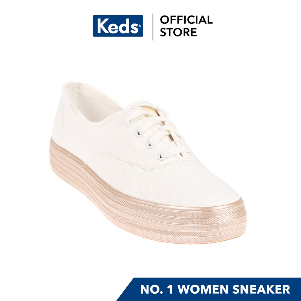 keds triple shimmer platform sneaker