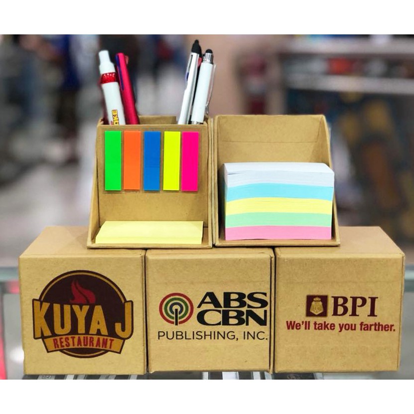 Personalized Memo Cube Pen Holder with Print (30 pieces) Shopee