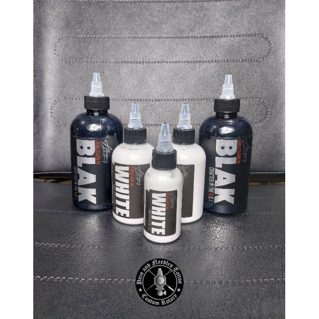 AUTHENTIC ALLEGORY TATTOO INK MADE IN U.S.A (BLACK & WHITE) Shopee