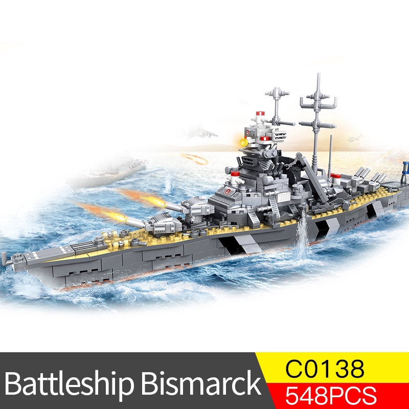 lego bismarck battleship