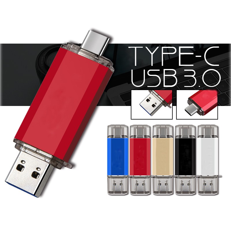 OTG USB Flash Drive Usb 3.0 Pen Drive 128GB Type C Usb Stick 64GB