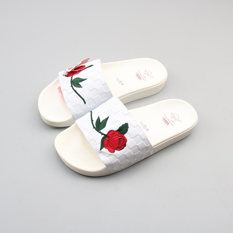 vans slides rose