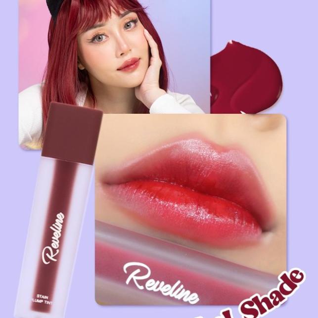 Reveline Stain Plump Tint Lip Lip Lip Liptint Lipcream Shy Shopee