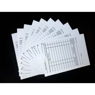 Articles/Order Receipts - All White (10 PADS)