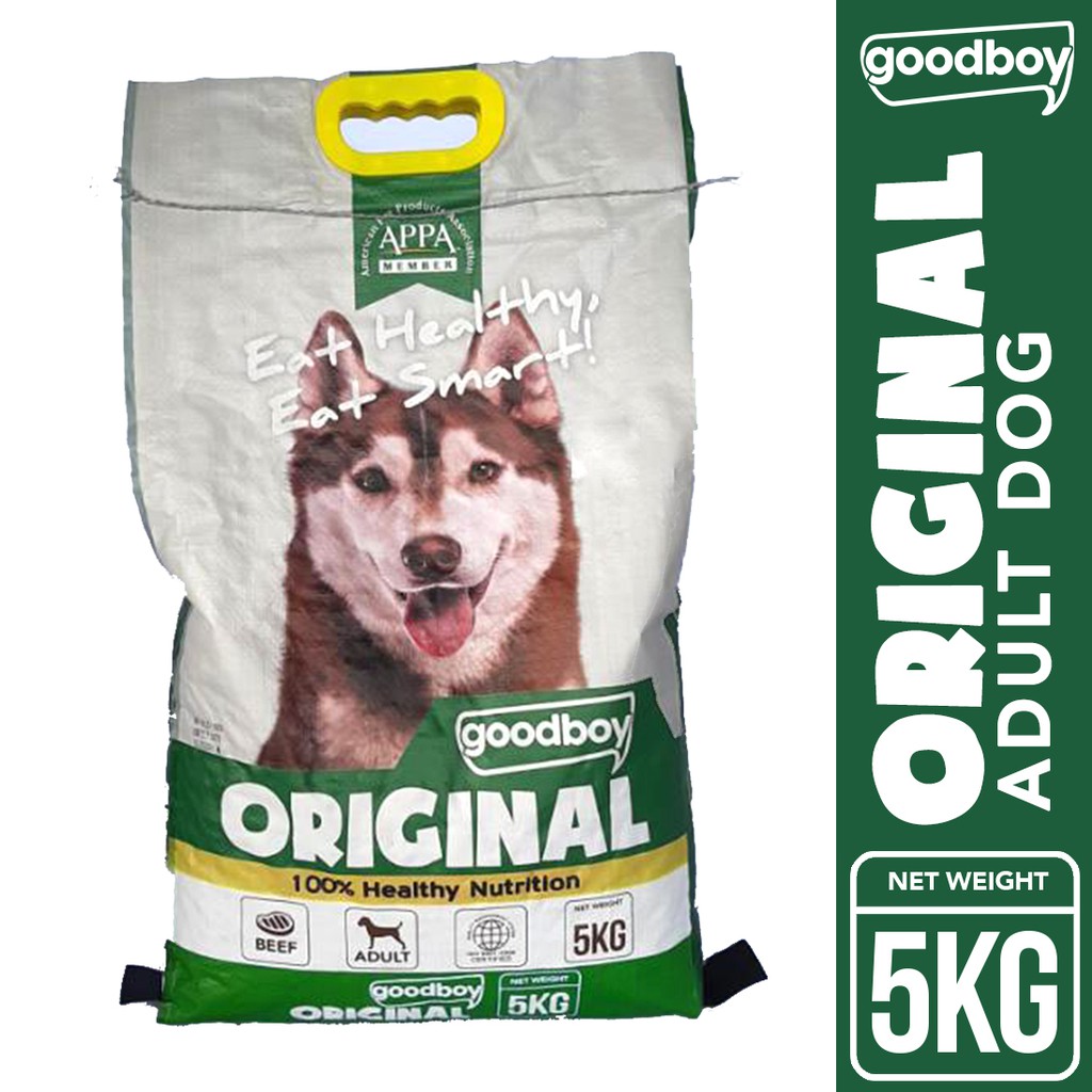 Good Boy Dog Food Original Variant For Adult Dogs 5 Kilos Shopee