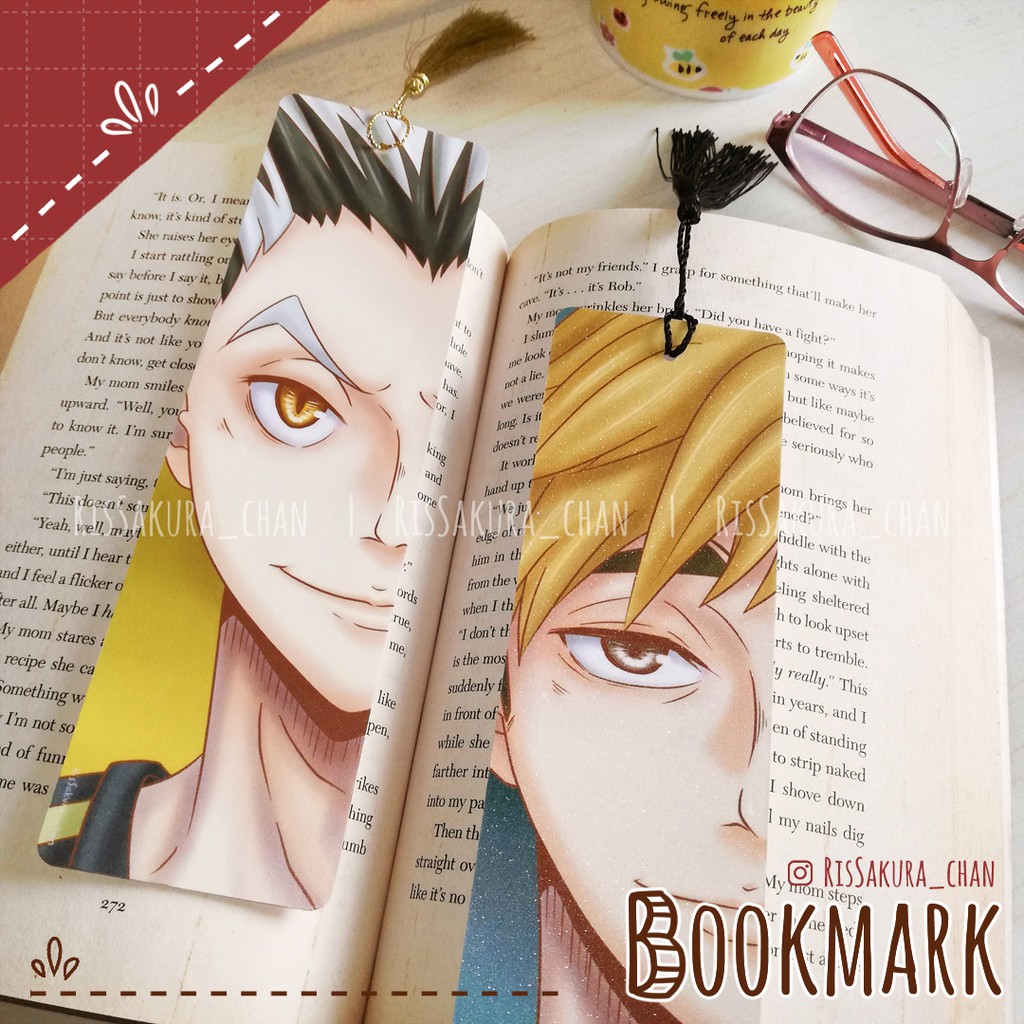 haikyuu anime bookmarks with tassel part 2 shopee philippines