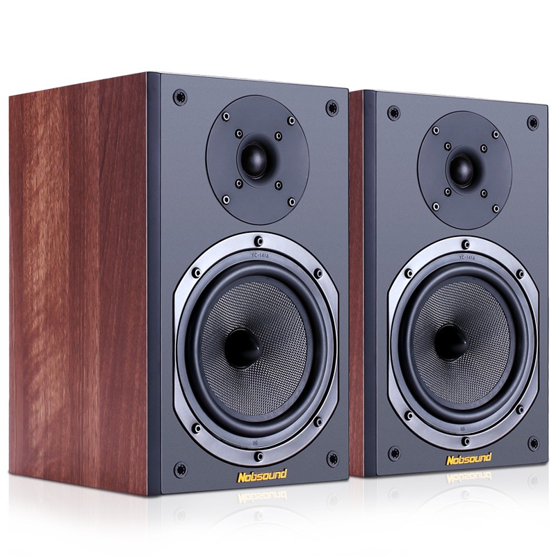 Nobsound NS-602 Two-Way Wood 100W 1 Pair 6.5 inches Bookshelf Speakers ...