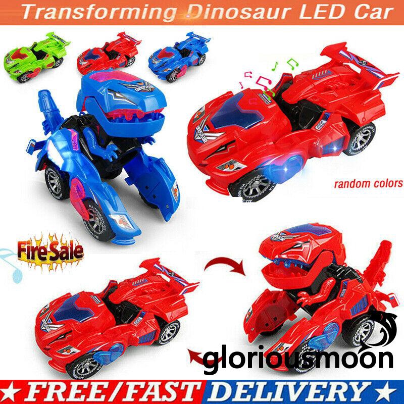 dinosaur led car