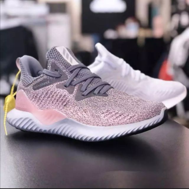 adidas alphabounce pink grey