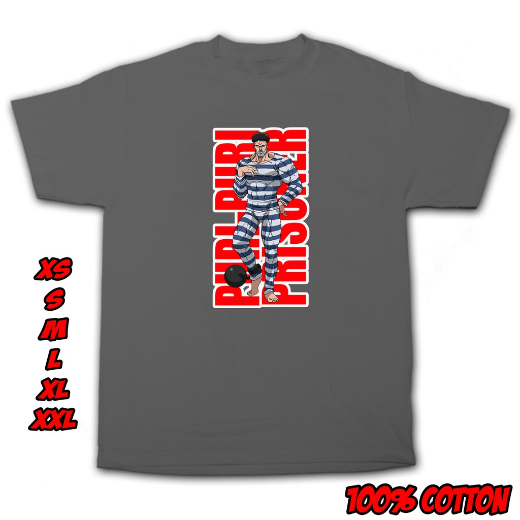 Anime One Punch Man Puri Puri Prisoner Shirt (OPM8) | Shopee Philippines