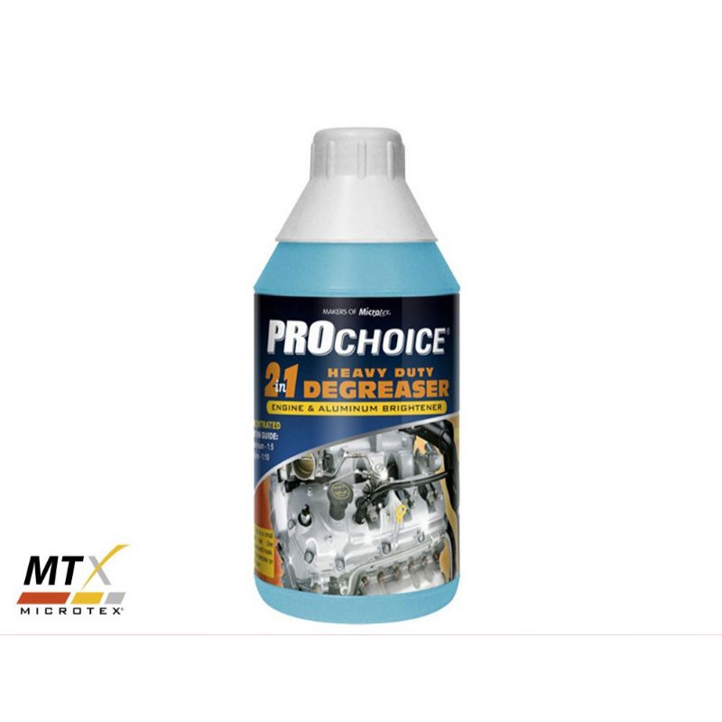 Microtex MTX Prochoice 2 in 1 Heavy Duty Engine Degreaser and Aluminum